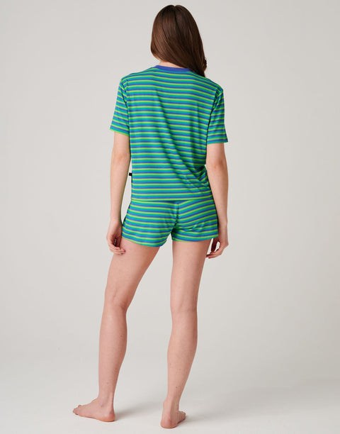 Women's Bamboo Short Pyjama Set - Sunny St Ives