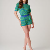 Women's Bamboo Short Pyjama Set - Sunny St Ives