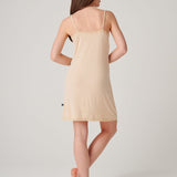 Women's Bamboo Lace Strappy Nightdress – Soft Sand