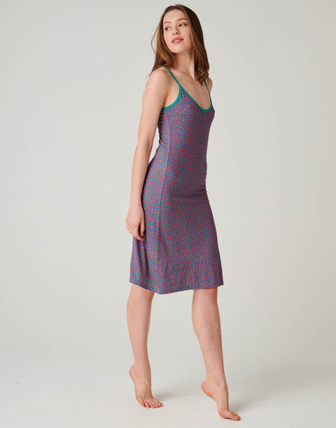 Women's Bamboo Strappy Nightdress – Spectra Leopard