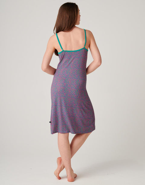 Women's Bamboo Strappy Nightdress – Spectra Leopard