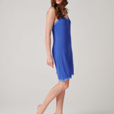 Women's Bamboo Lace Strappy Nightdress – Ultra Blue