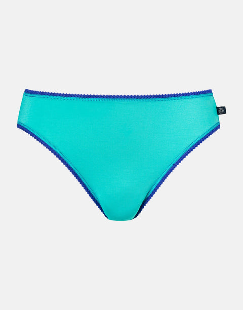 Multipack! 4 Pairs of Women's Bamboo High Leg Knickers – Seagreen