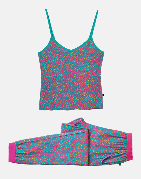 Women's Bamboo Camisole Pyjama Set – Spectra Leopard