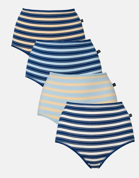 Multipack! 4 Pairs of Women's Bamboo Full Briefs – On The Pier
