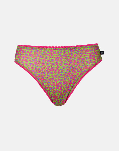 Multipack! 4 Pairs of Women's Bamboo High Leg Knickers – Wild Cat
