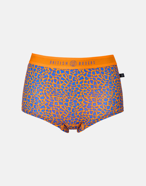 Multipack! 4 Pairs of Women's Bamboo Hipster Boxer Briefs – Wild Cat