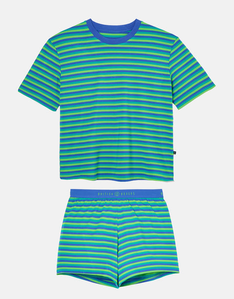 Women's Bamboo Short Pyjama Set - Sunny St Ives