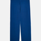 Women's Bamboo Lace Pyjama Set – Navy Peony