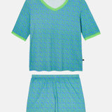Women's Bamboo Lace Short Pyjama Set - Blooming Fabulous