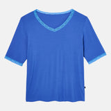 Women's Bamboo Lace Pyjama Set – Ultra Blue