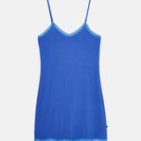 Women's Bamboo Lace Strappy Nightdress – Ultra Blue